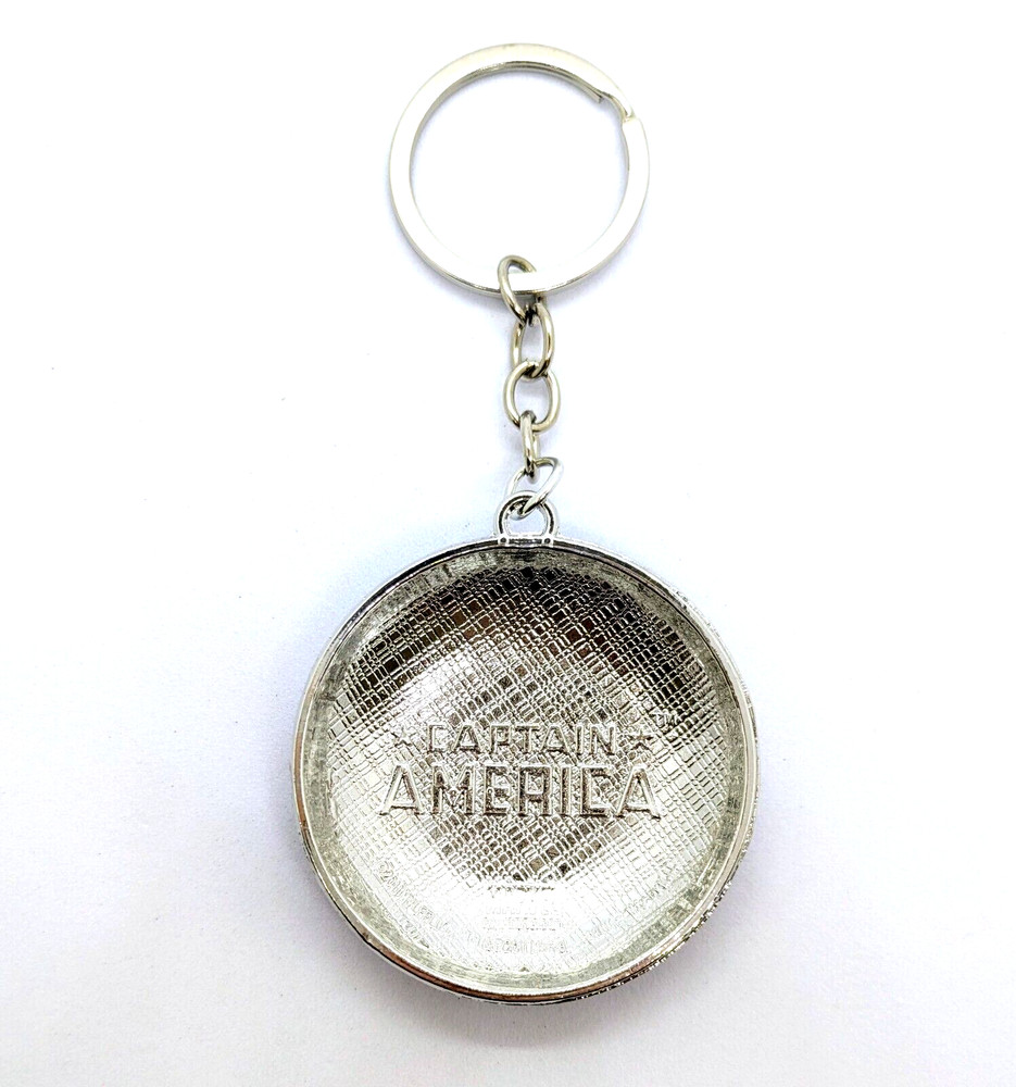 CAPTAIN AMERICA KEYCHAIN Marvel Comics Shield Superhero Key Chain/Keyring Gift