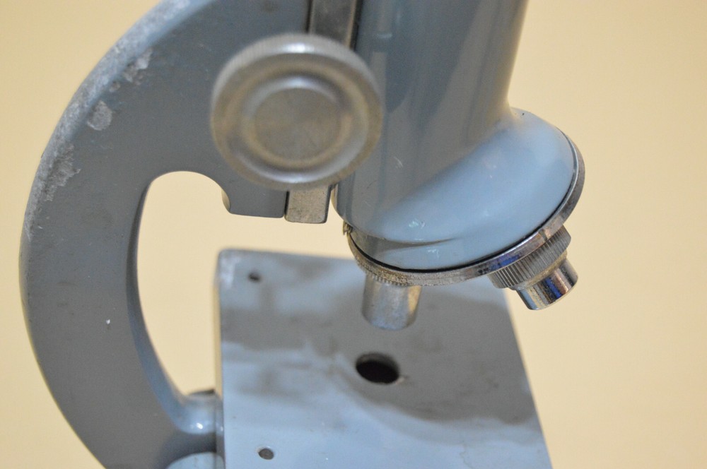 Vintage Antique Embassy Microscope (With Research Experiment Manual)