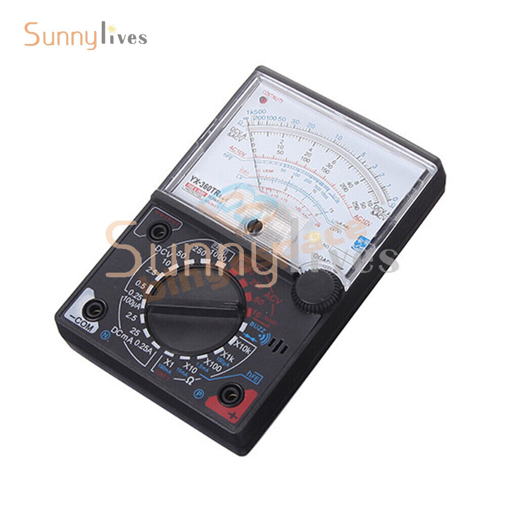 Pointer Display Electrical Multimeter Voltage Current Resistance Tester AC DC