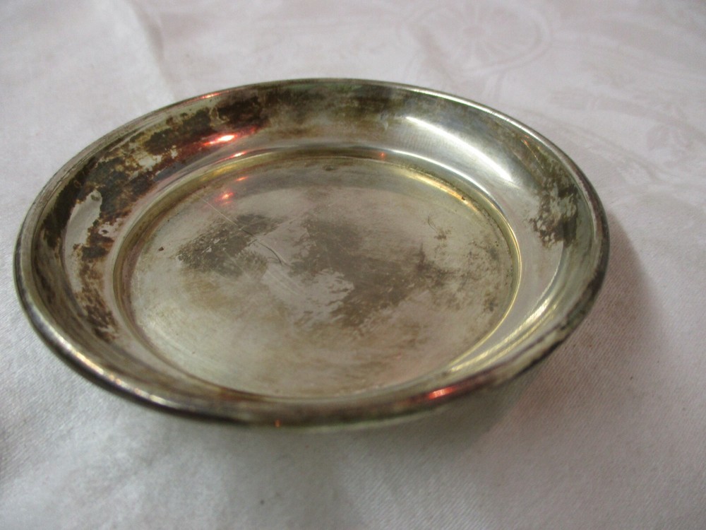 Antique Gorham Sterling round Butter Pat #62