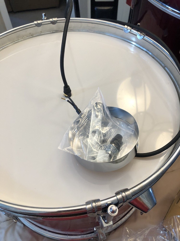 Candy Apple Red Drum Pendant Light DIY!