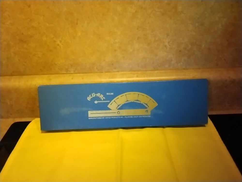 ACU-ARC Adjustable Radius Ruler Drafting Tool In Box Vintage By Hoyle