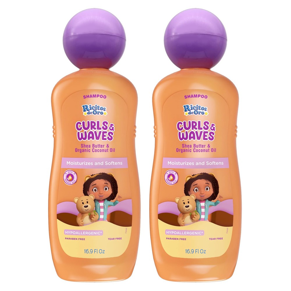 Curls & Waves Shampoo: Defines & Highlights Natural Curls, Moisturizes & Smoo...