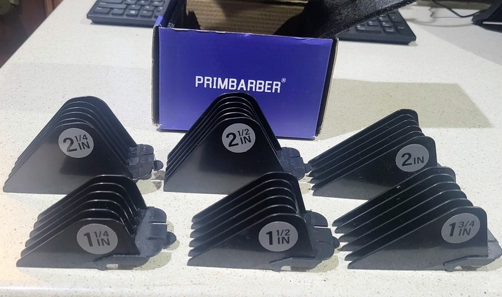 Primbarber 6 Piece Mega Clipper Guards Set