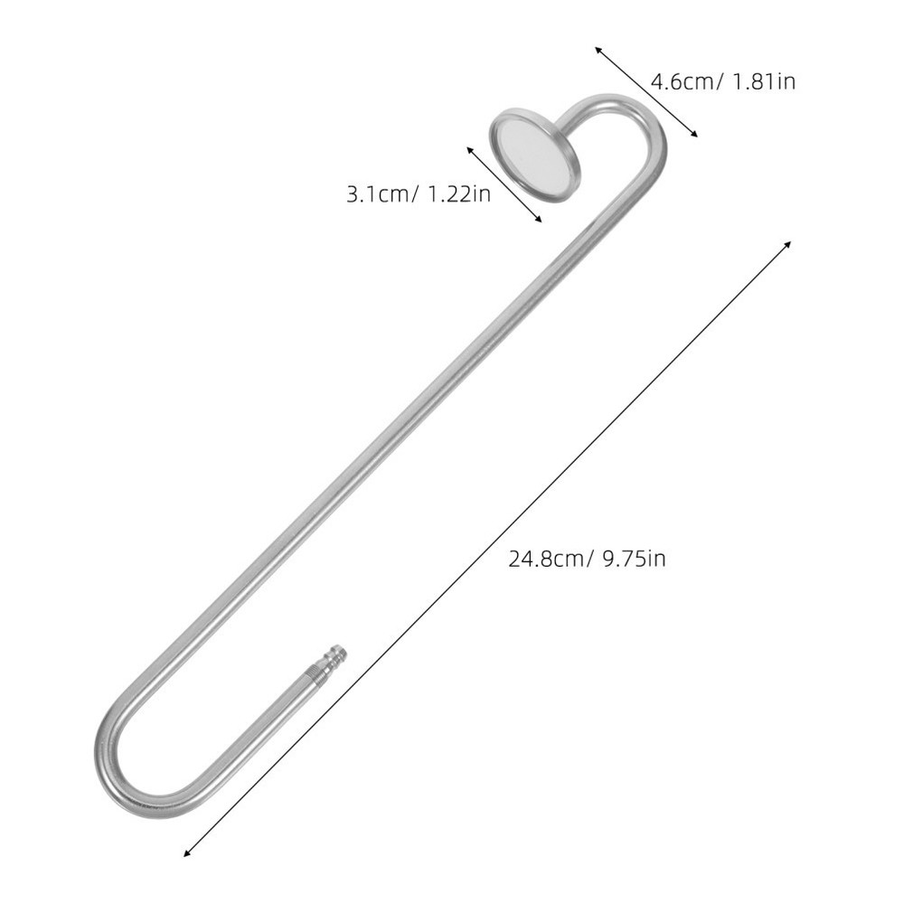 Stainless Steel Co2 Bubble Diffuser Water Grass System Aquarium Atomizer