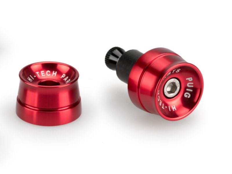Puig Red Speed Bar Ends Yamaha TDM 900 2002-2014