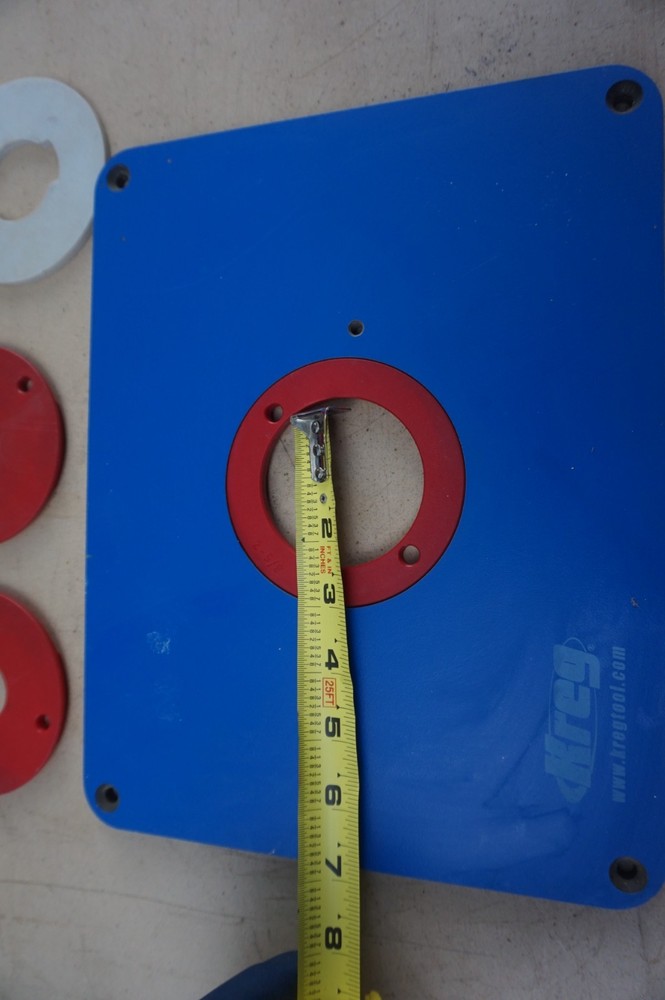 Kreg Router Insert Table Plate W/ Extra Rings!!