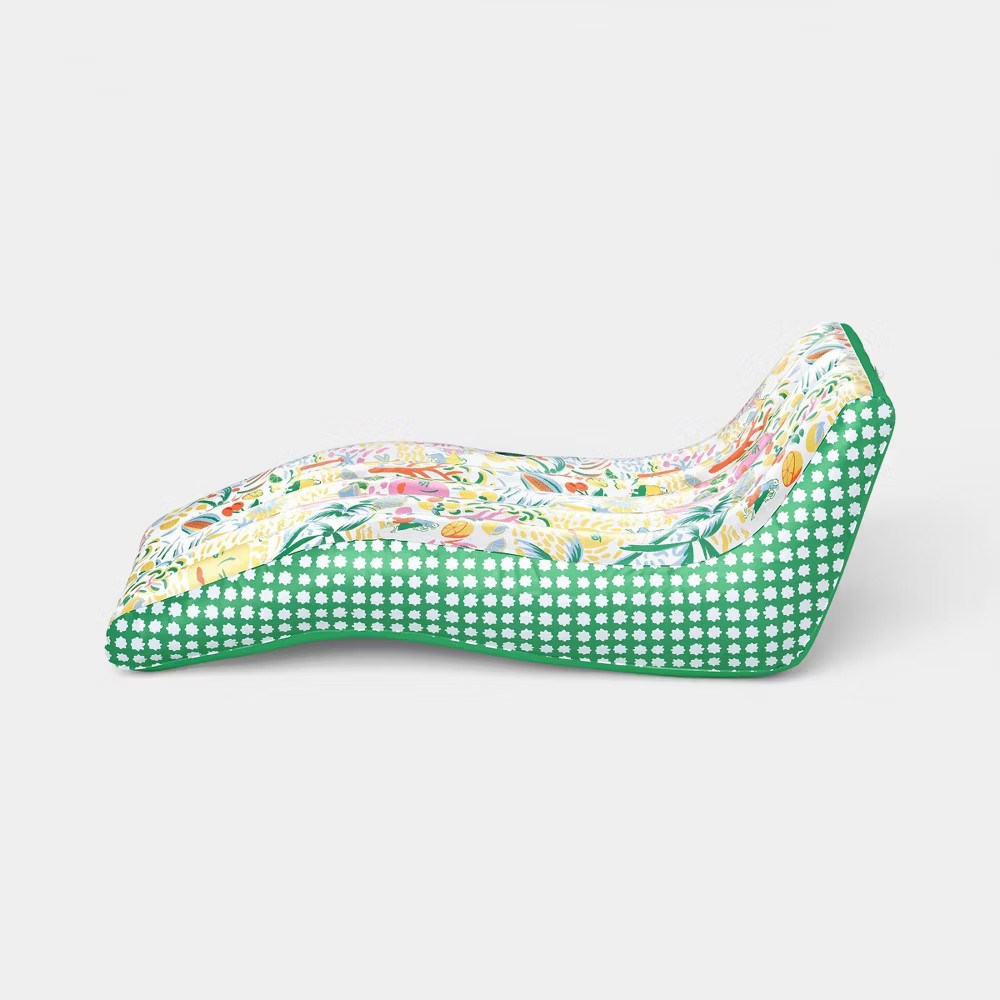 Vacation Oversized Lounge Float Yellow/Green - Roller Rabbit