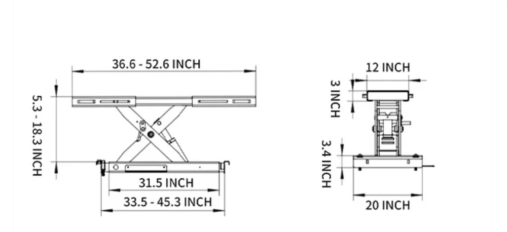 Rolling Jack 5000 lbs. Lifting Capacity