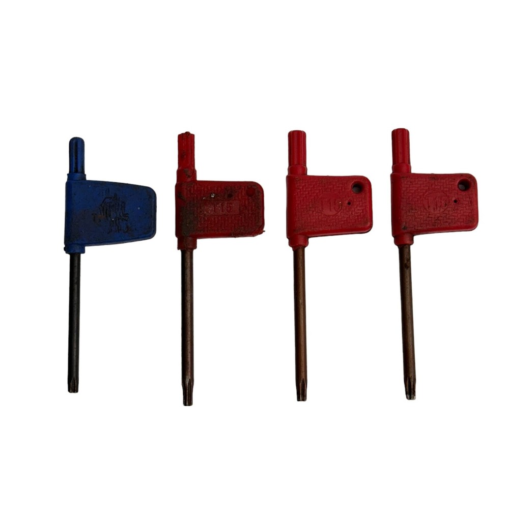 Lot of 4 Torx L-Handle Wrenches T15
