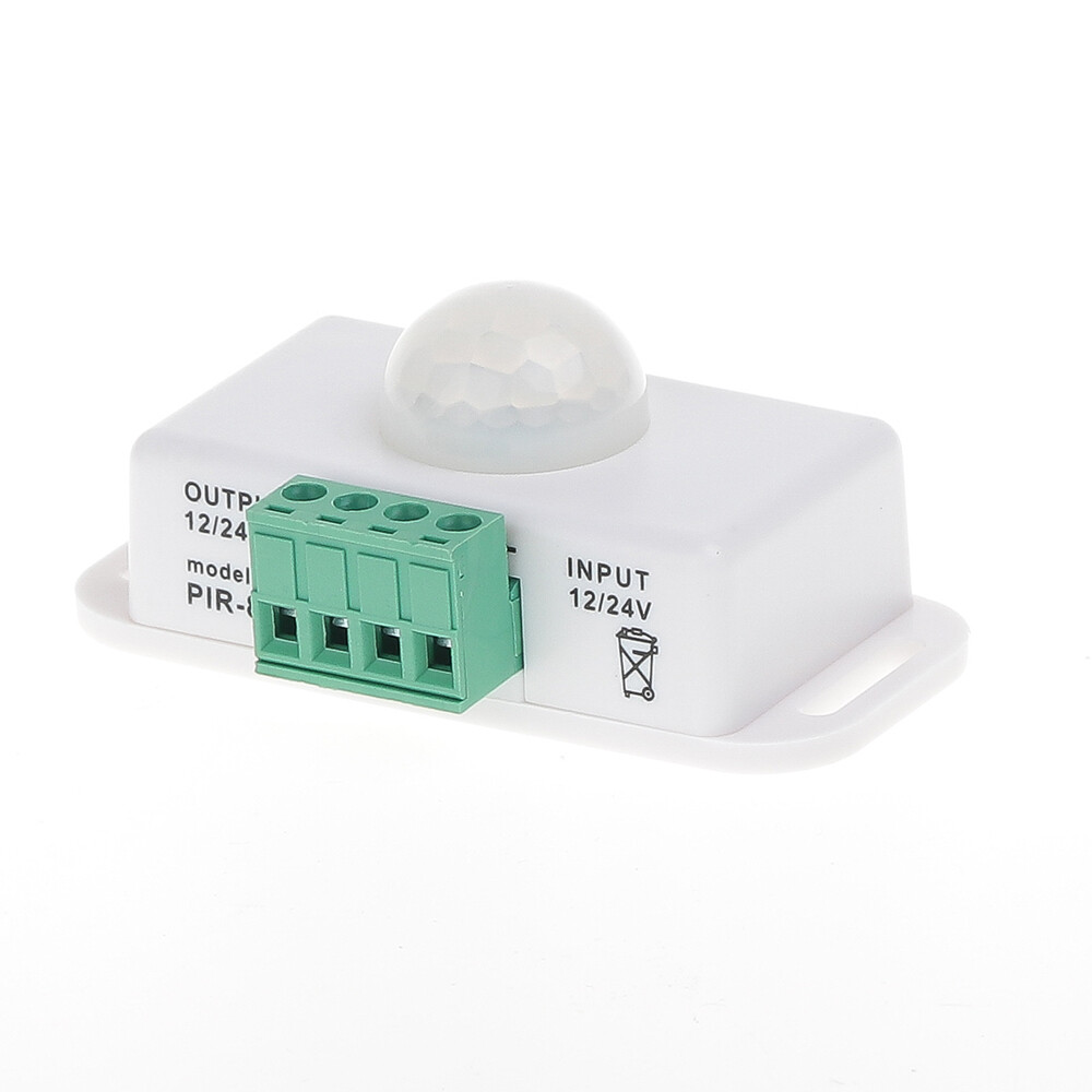 Automatic DC 12V-24V 6A/8A Infrared PIR Motion Sensor Switch For LED Strip Light