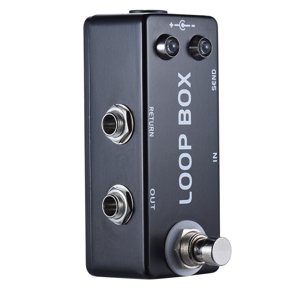MOSKY Loop Box Mini Guitar Switcher Pedal True Bypass Looper Route Selection