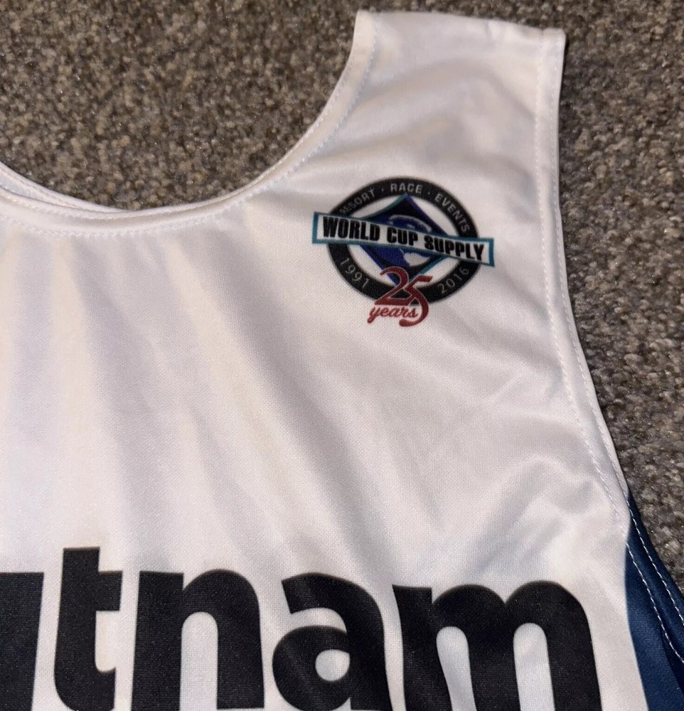 US Ski Team Racing Bib Jersey Marno Putnam Signed