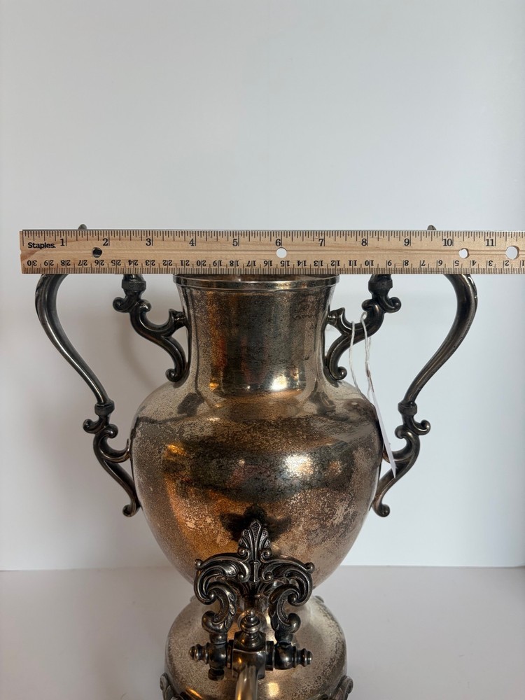 Sheridan Silver Company Silver on Copper Beverage Urn