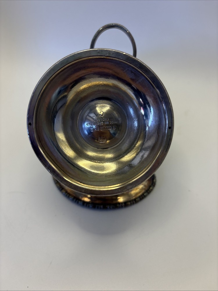 Vintage Silver-Plated Sugar Scuttle Made in Sheffield, England