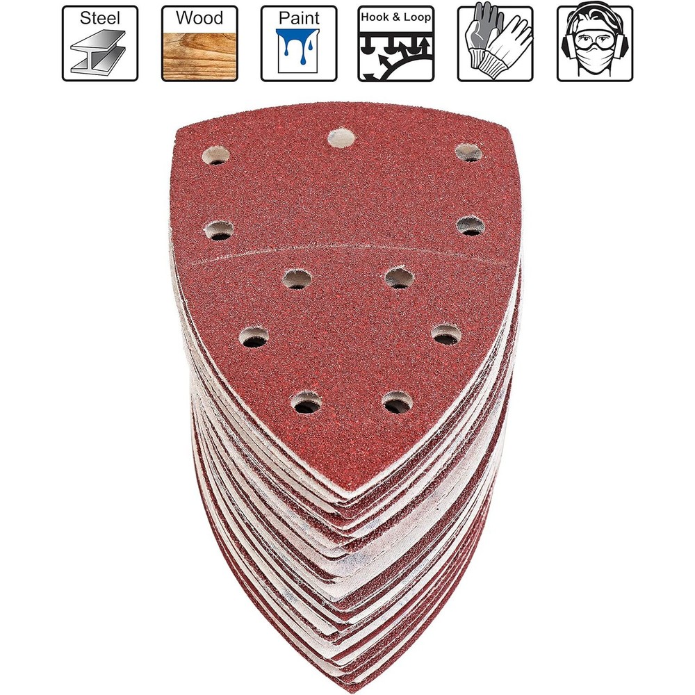 2pcs sanding discs for Parkside PMS 160 multi-sander sandpaper