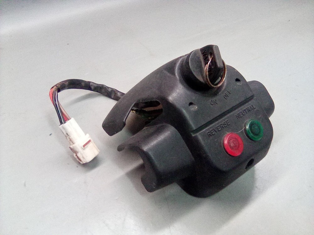 1996 Yamaha Timberwolf 250 Dash Console Indicator Lights Ignition Switch Panel