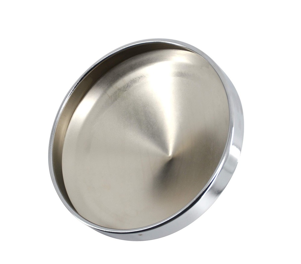 Chrome Pointed Rear Hub Cap 8" ID