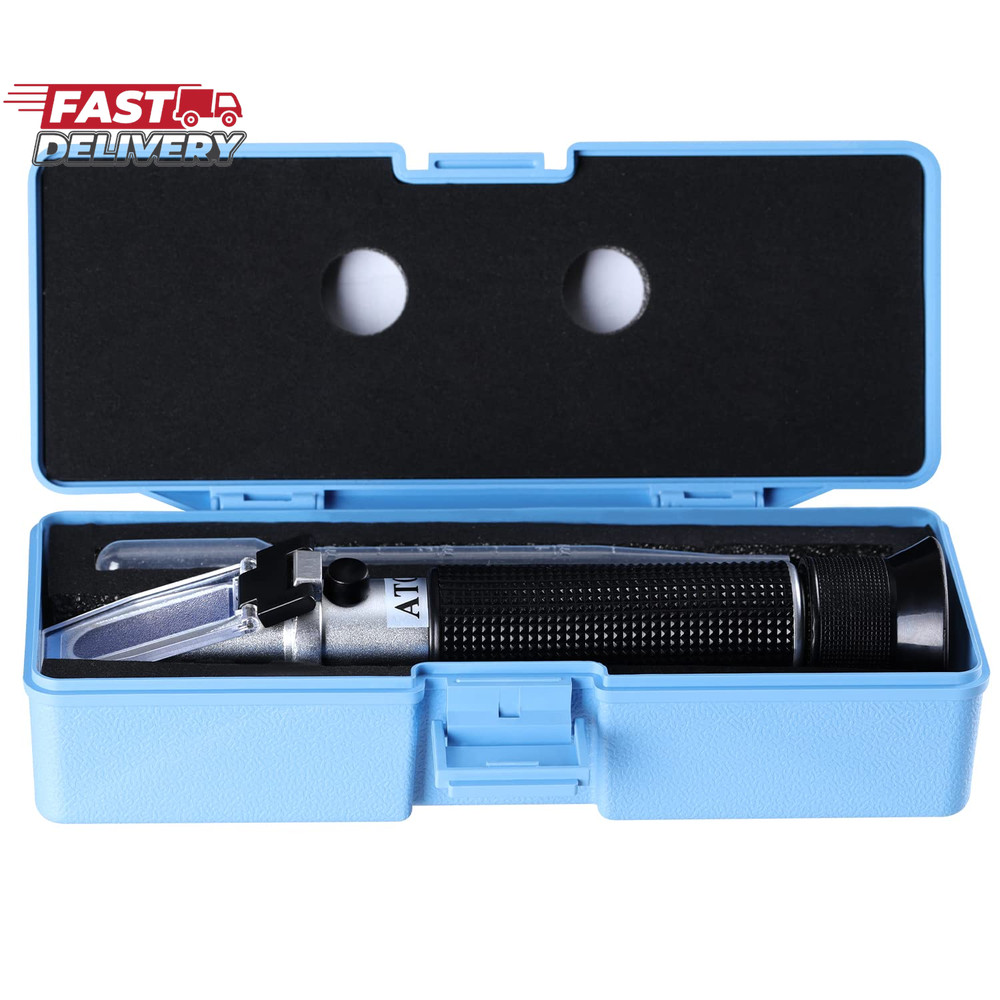 Optics Alcohol Refractometer Automatic Temperature Compensation Alcohol Meter 0~