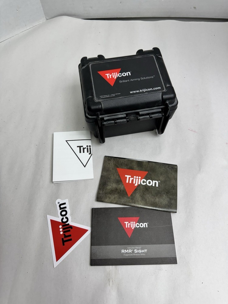 trijicon rmr sight 700039 case and manual