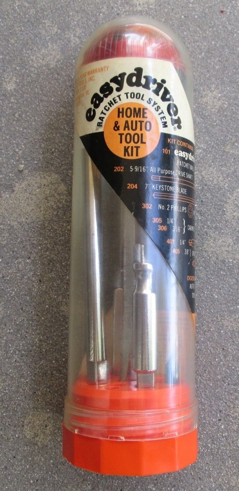 Vintage Creative Tools Easydriver Ratchet Ball Tool Set 101