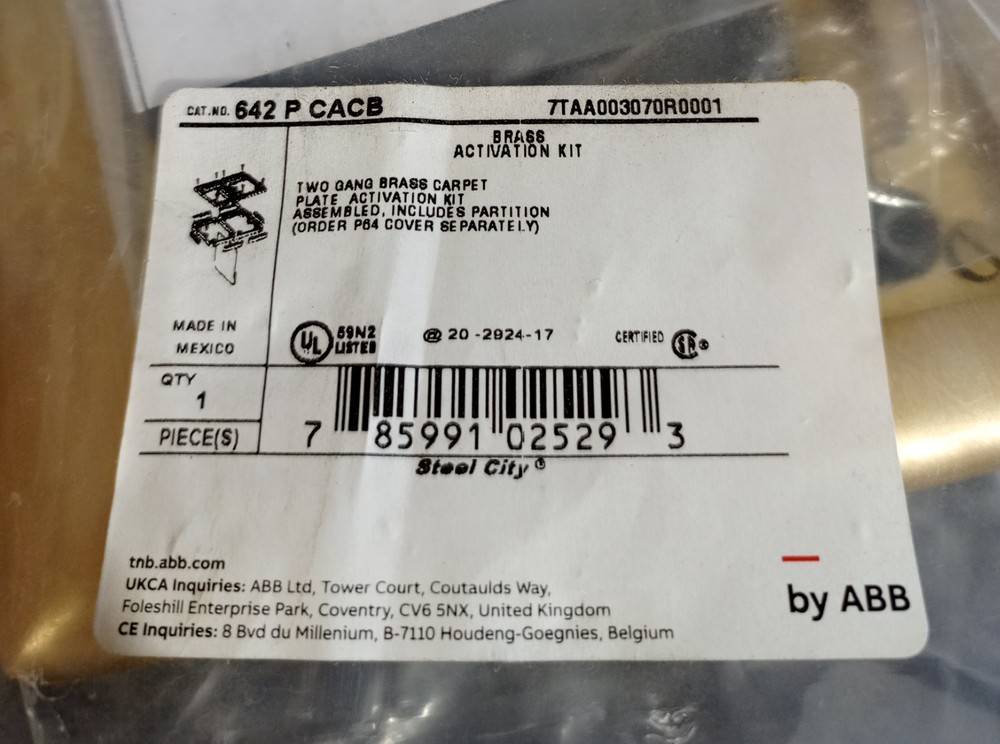 ABB 642 P CACB Brass Activation Kit