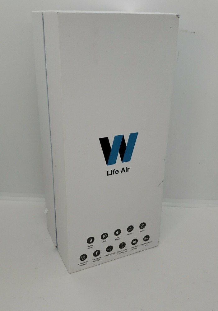 NEW Webwellness Life Air Portable Anionic Air Purification Device, NO Software