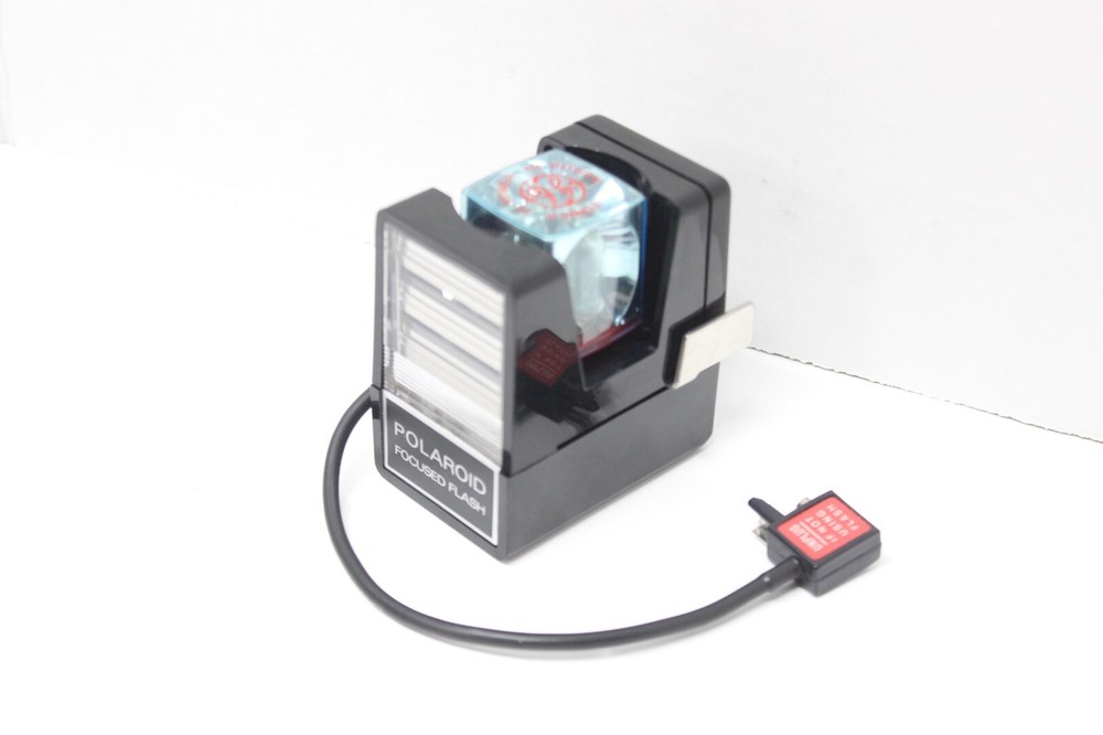 Vintage Polaroid Model 490 Focused Flash - Cube Flash Attachment
