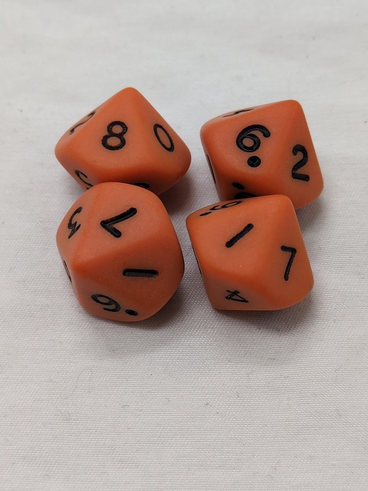 (21) Kill Team Red And Black Dice