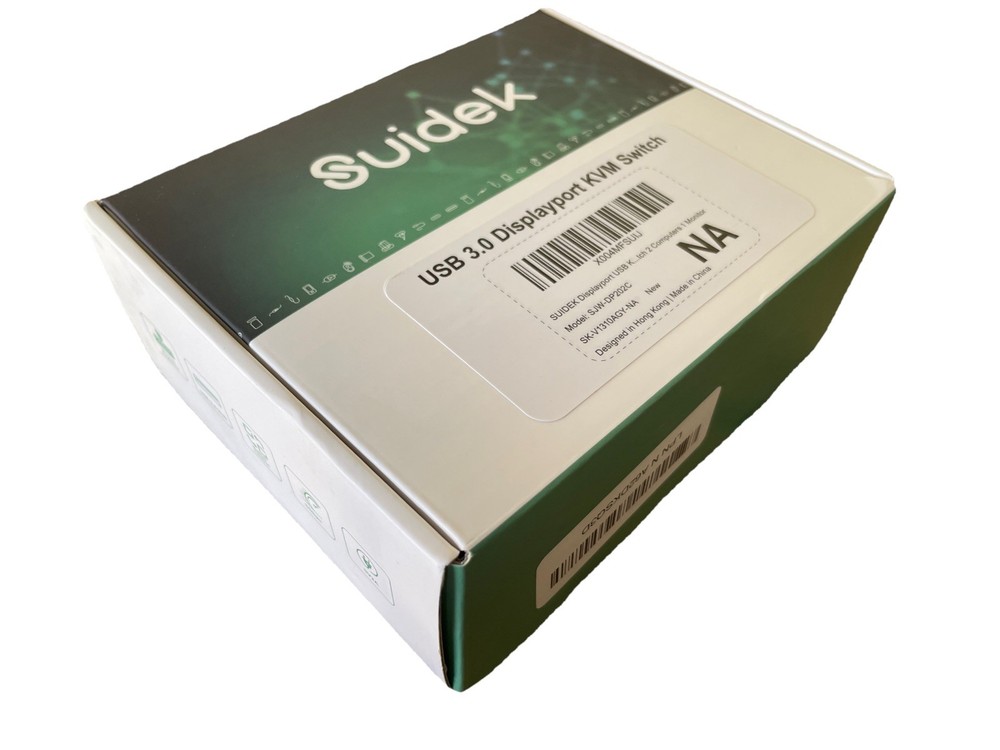 Suidek USB 3.0 Displayport KVM Switch SJW-DP202C