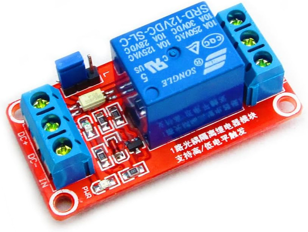 12V 1 Channel Module with Optocoupler Isolation High & Low Level Trigger Relay
