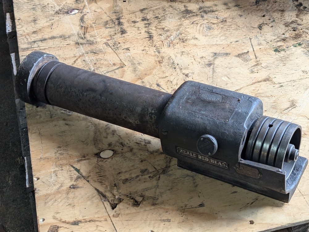 Vintage Heald Red Head Grinder Spindle Machine Assembly Part Component