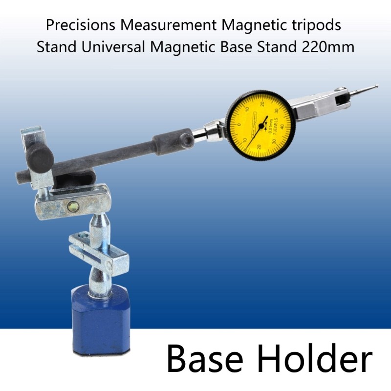 Adjustable Base Dials Indicator Holder 350mm Universal Mounting Stand