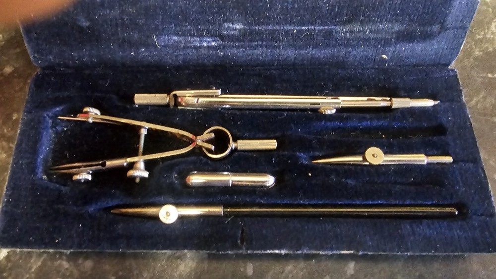 VINTAGE GERMAN MADE PYTHAG DRAWING INSTRUMENTS FREE SHIPPING