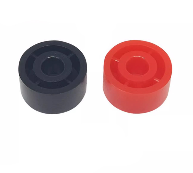 A17 Push Button Cap Tactile Switch Cap Inner diameter 3.2MM Round Black Red