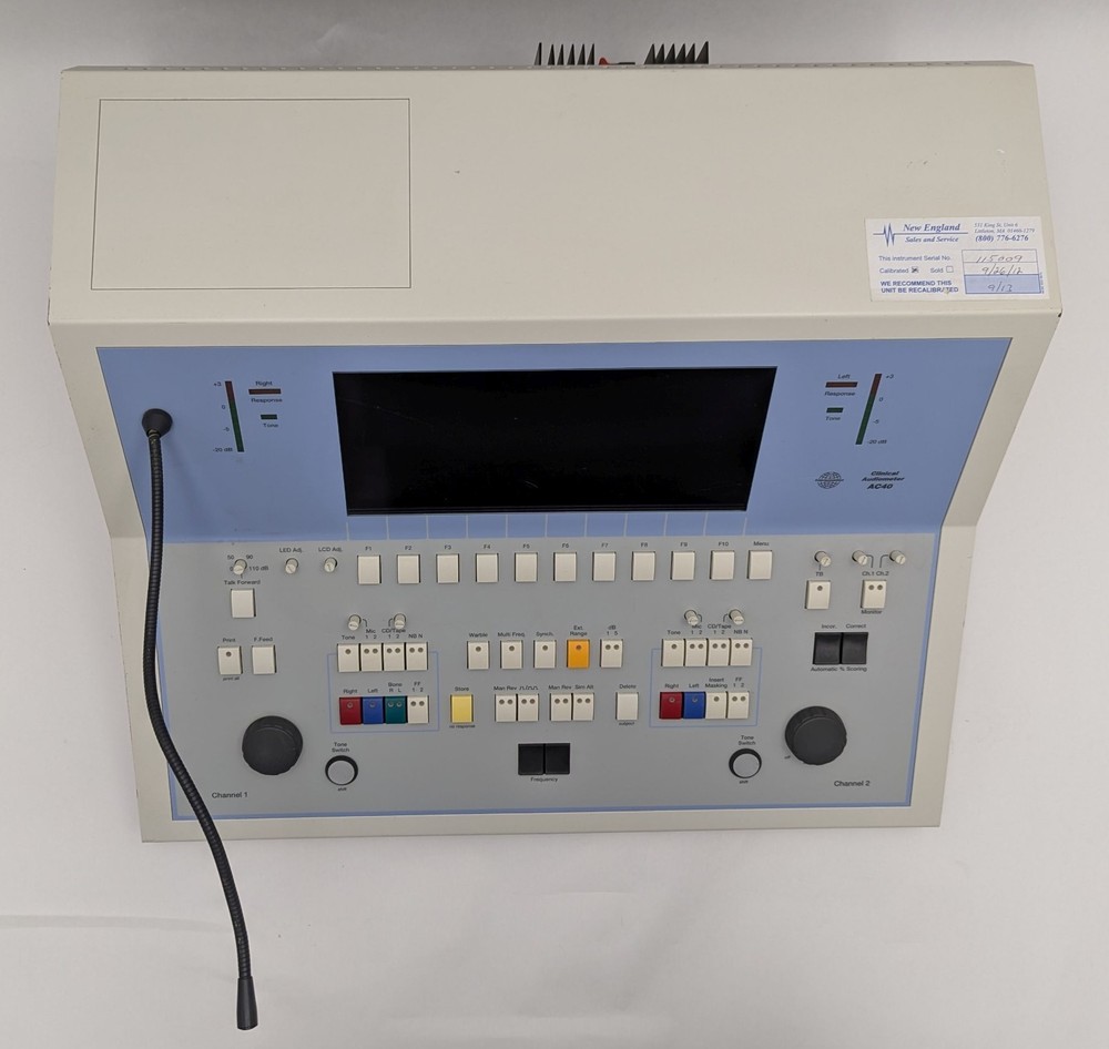 Interacoustics AC40 Type 1 Clinical Audiometer ONLY (No Accessories) - Tested