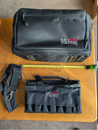 MidwayUSA Range Bag, Removable Mag Pouch, Black, NEW