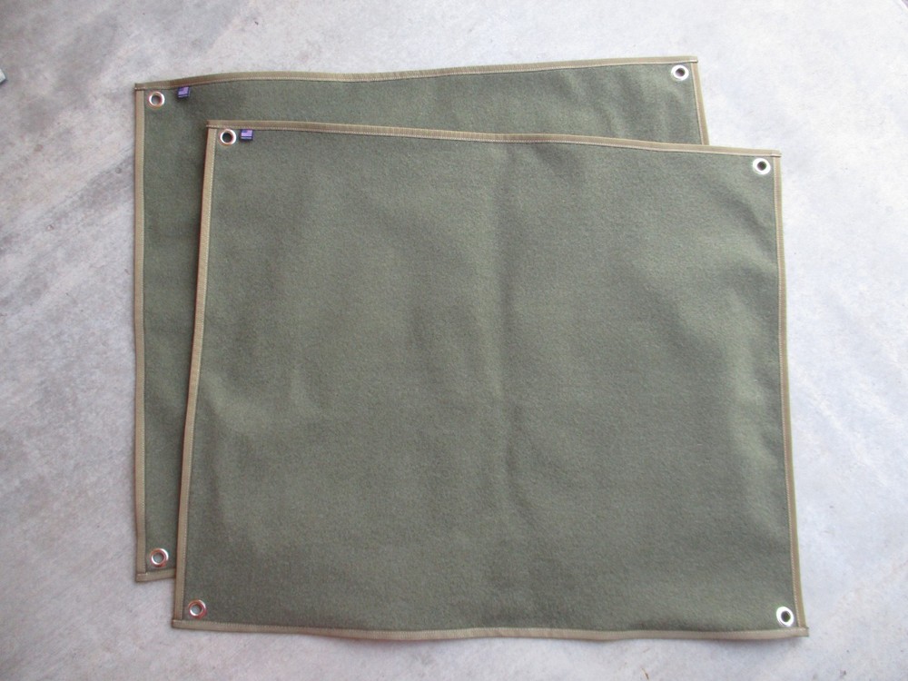 Tactical Morale Patch MilSpec Ranger Green Tan USA Made Velcro® Loop Panel 24x29