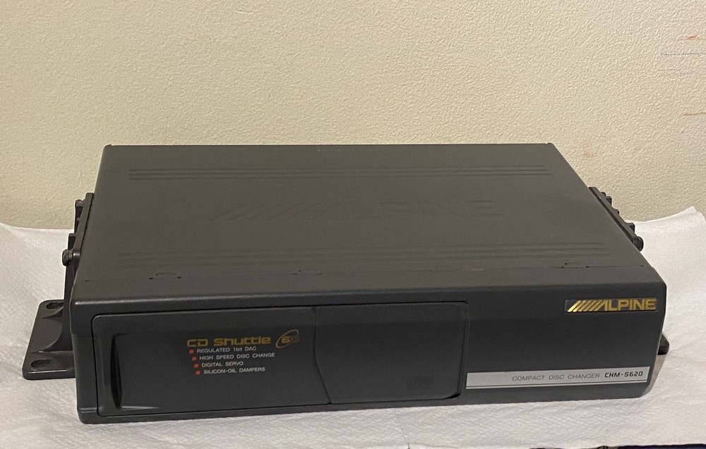 ALPINE CD Boot 6 DISC CHANGER CHM-S620 UNTESTED