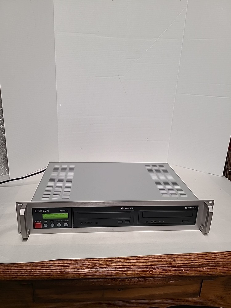 EPOTECH STUDIO 2 Rackmount CD DVD Duplicator Tested For Power ONLY