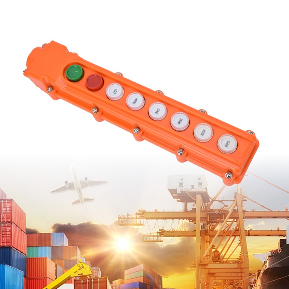 Crane Remote Control Hoist Switch Push Button Box Controller Rainproof 220V/ NY