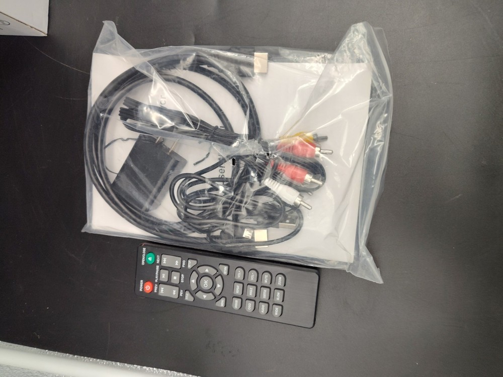 Ceihot Mini Multimedia Player HDMI USB SD AV w/ Remote & Cables Open Box