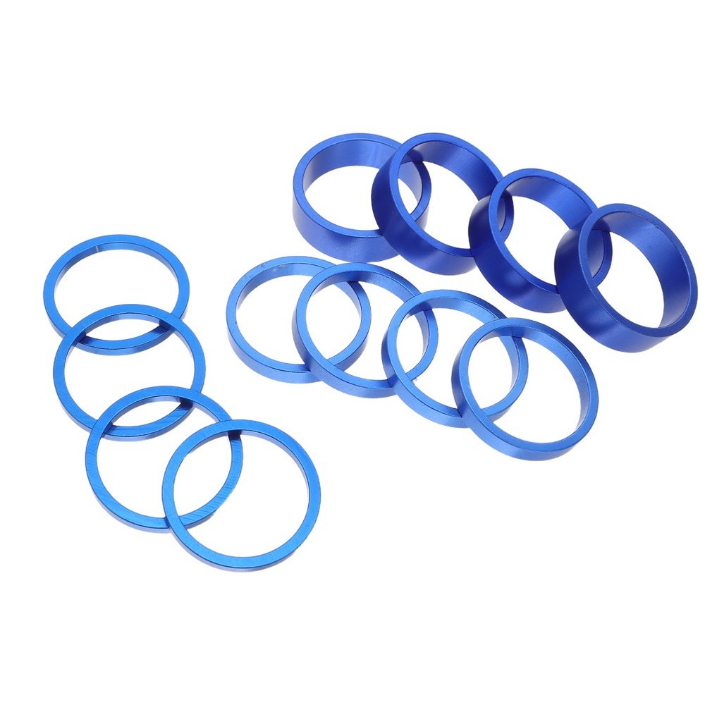 15 Pcs Bike Headset Spacers Handlebar Stem Bicycle Front Fork Washer