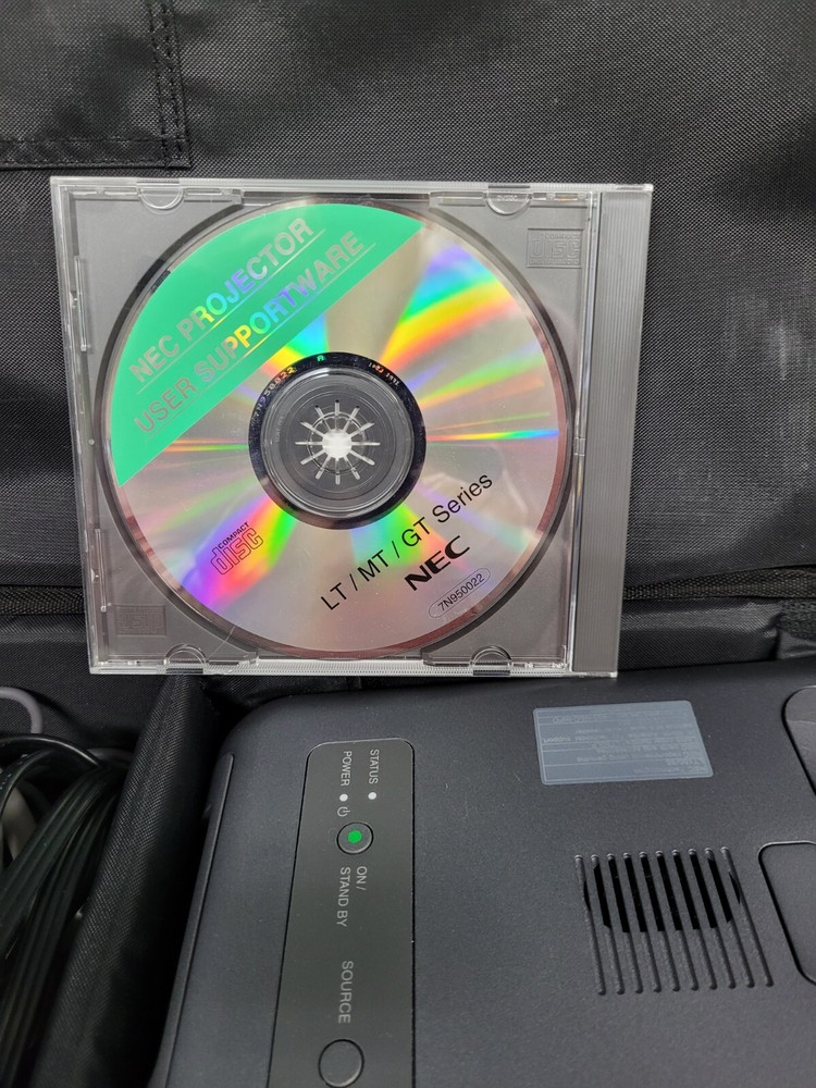 NEC MultiSync LT85 Portable Projector with Remote & Accessories Working!!!