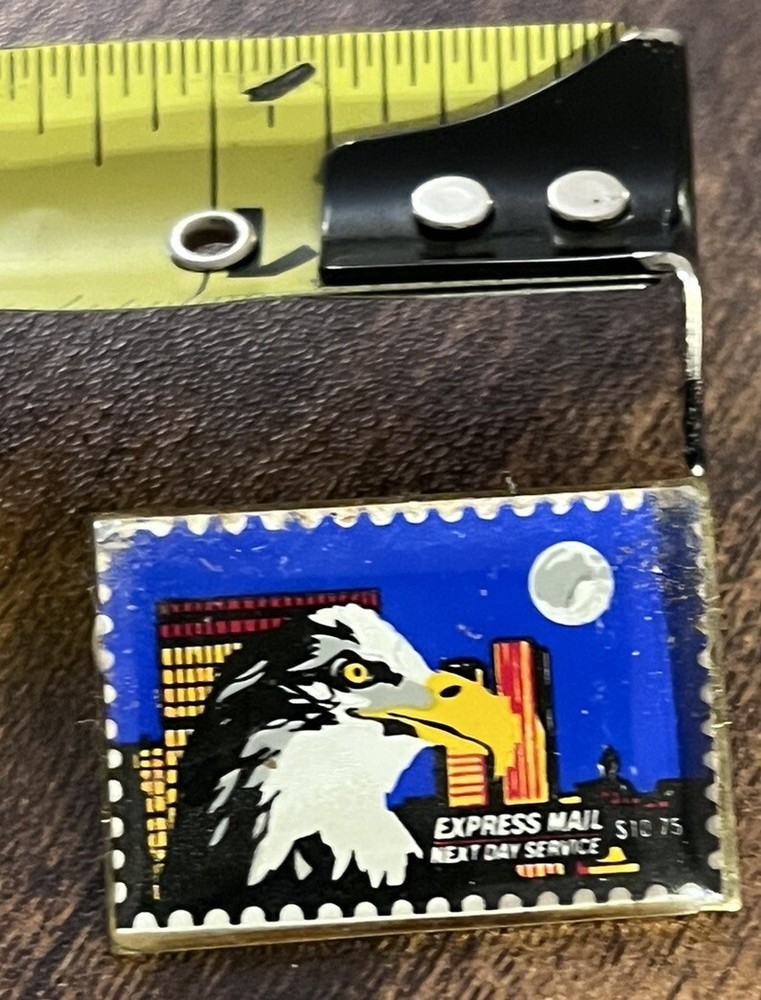 USPS Stamp Lapel Pin Express Mail Next Day Service $10.75