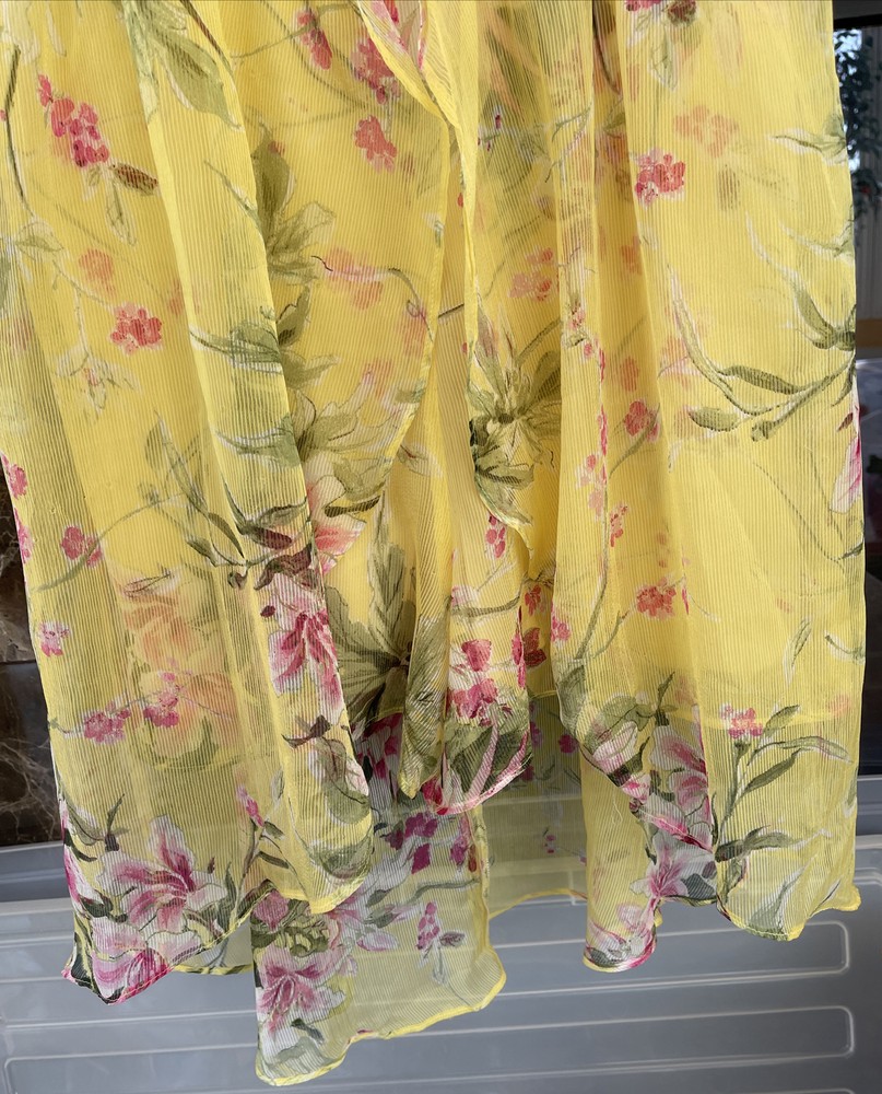 Ally B dress yellow 16
