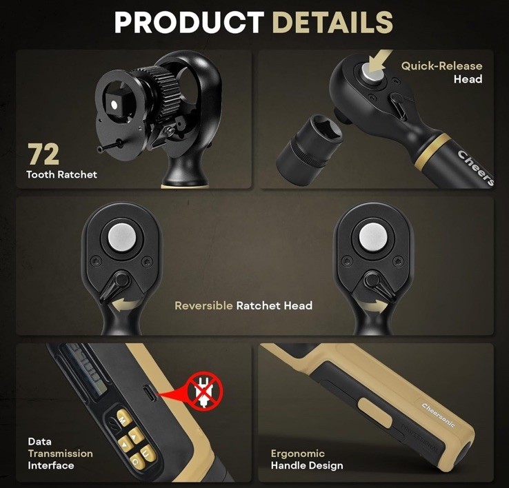 Digital Torque Wrench 1/2 Drive