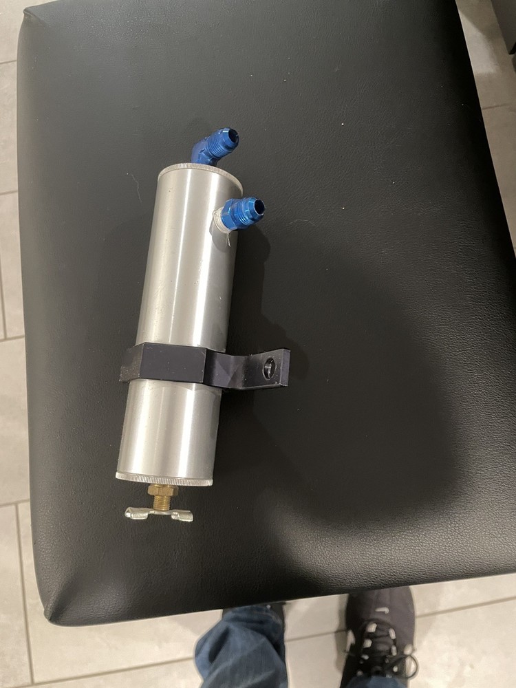 Universal aluminum overflow bottle 2x7