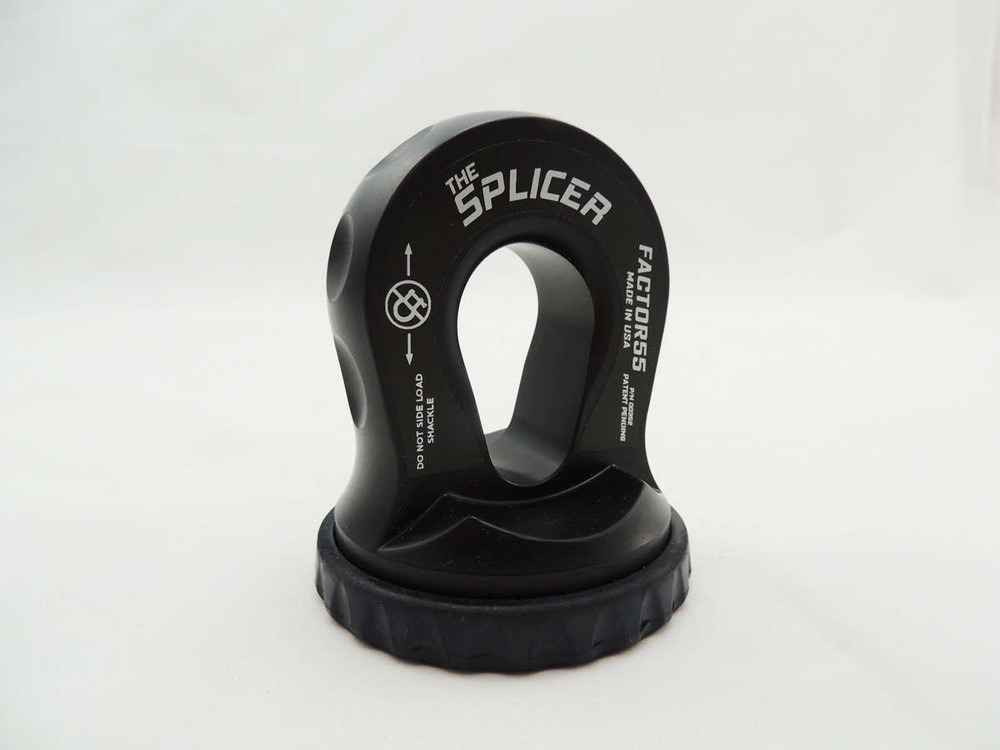 Factor-55 00352-06 Splicer Synthetic Rope Shackle Mount Gray