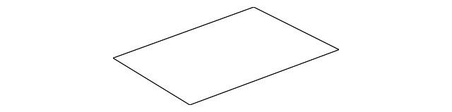 Genuine GM Hinge Gasket 25771254